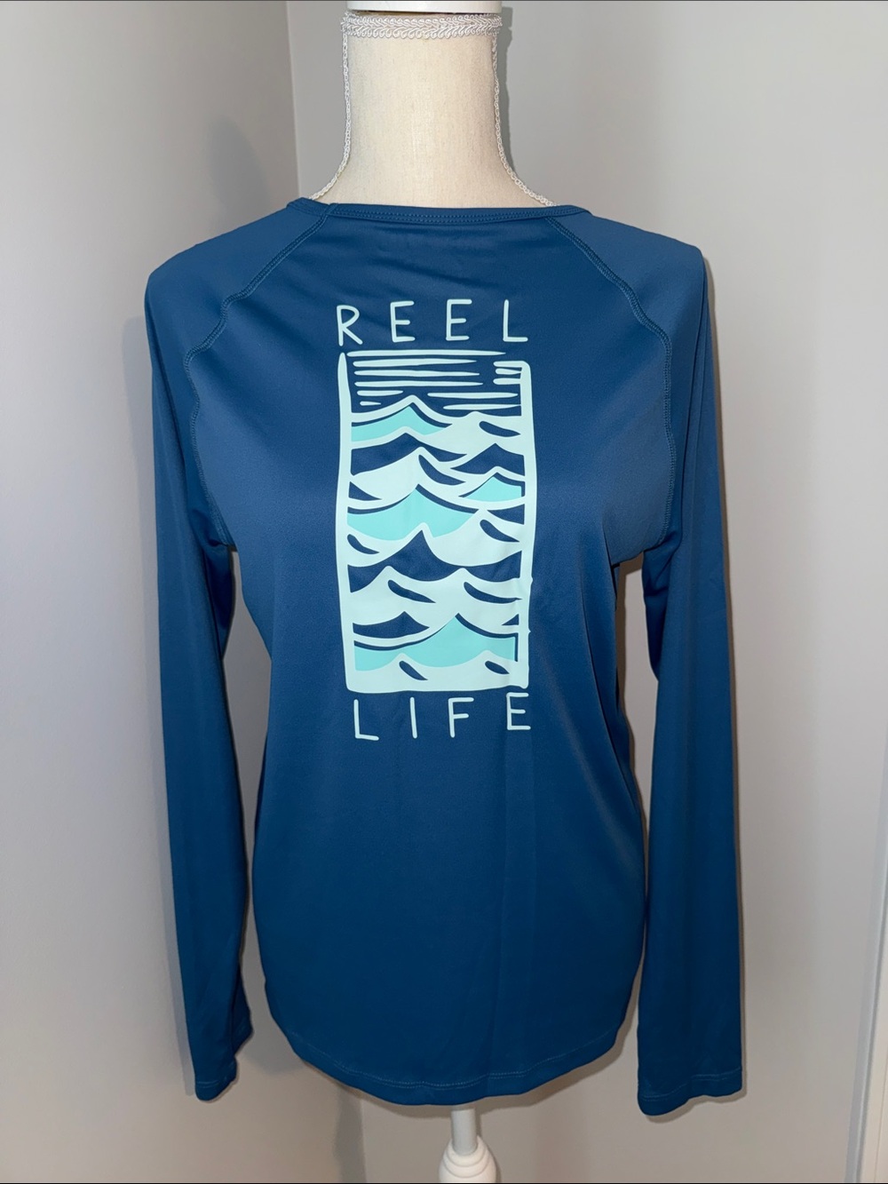 Reel Life Women’s Long-Sleeve Performance Tee - Deep Teal